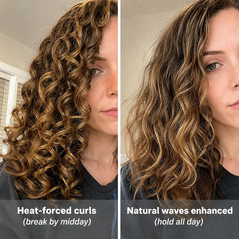 3. There's a No-Heat Alternative That Works WITH Your Natural Pattern